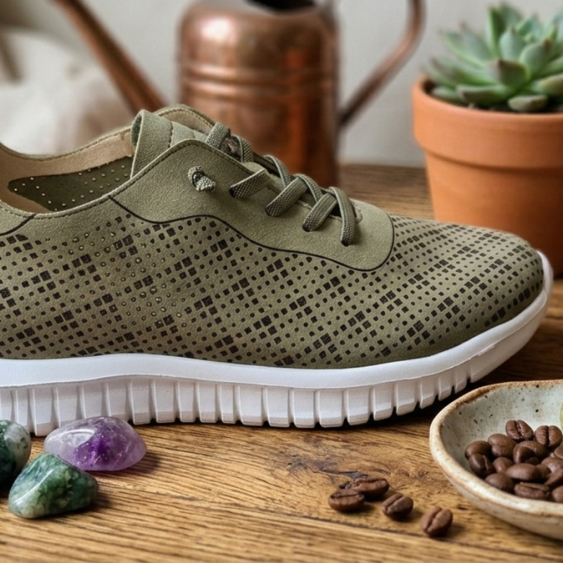 Zapato deportivo calado verde 36/41